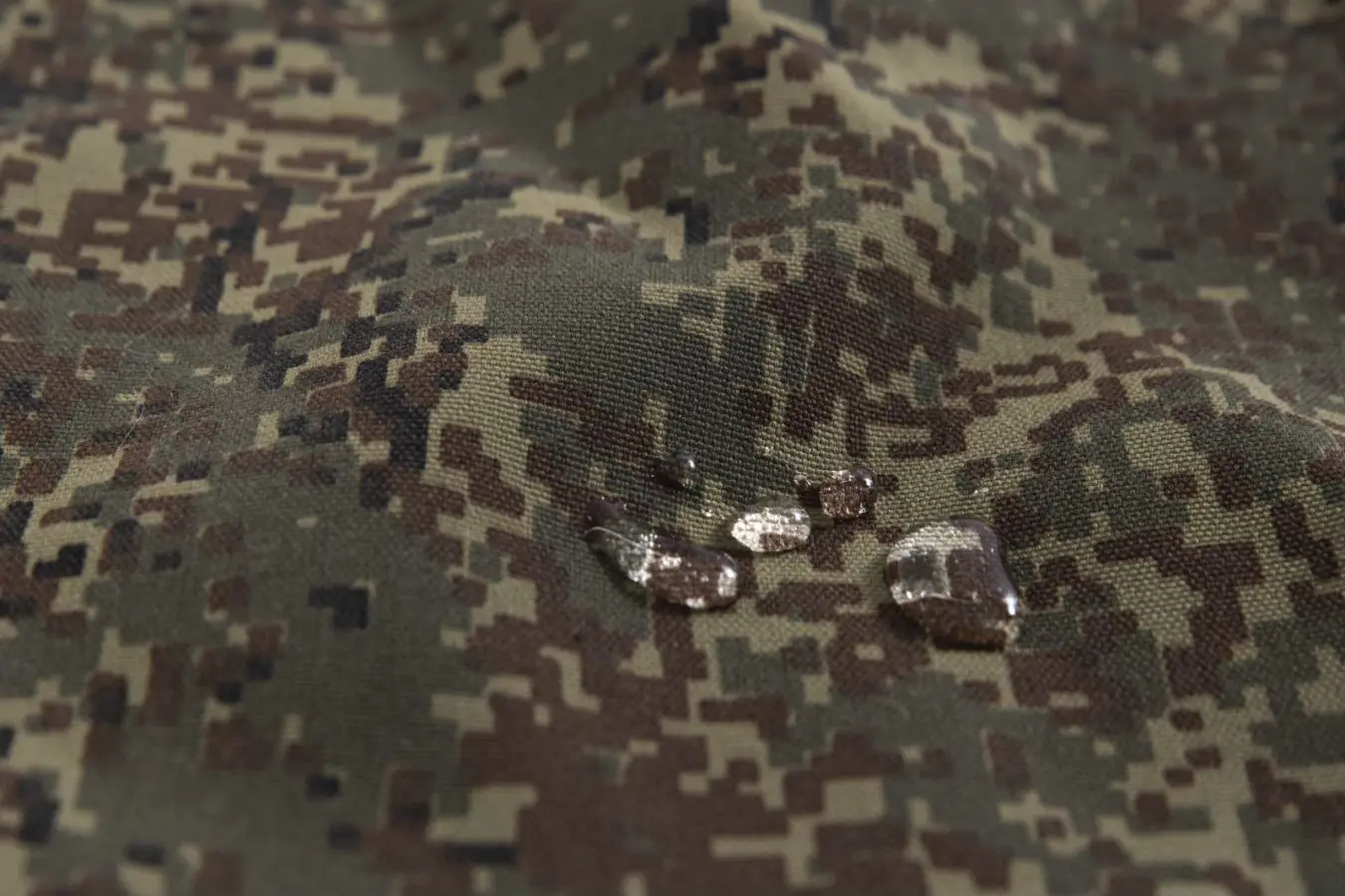 Polyamide 66 (Bylon 66) Woven Fabric Printed Camouflage for Garments 100% Nylon Silicone Coated for Uniforms