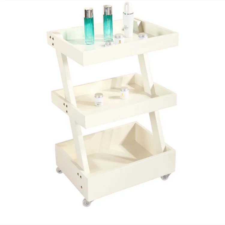 beauty facial tool cart salon wooden trolley for sale
