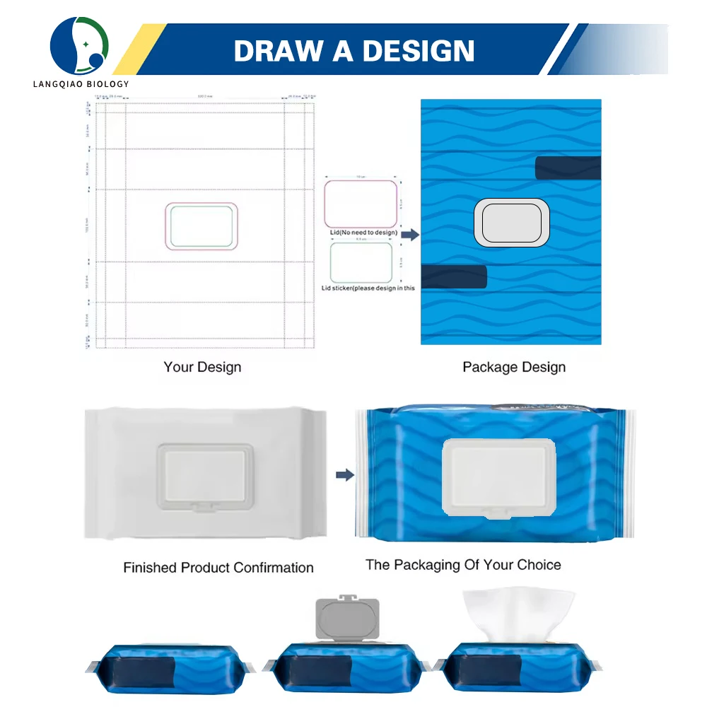 2024 Organic Soft Natural Water Household Wet Baby Wipes Gentle Organic Cleansing Wipes for Baby