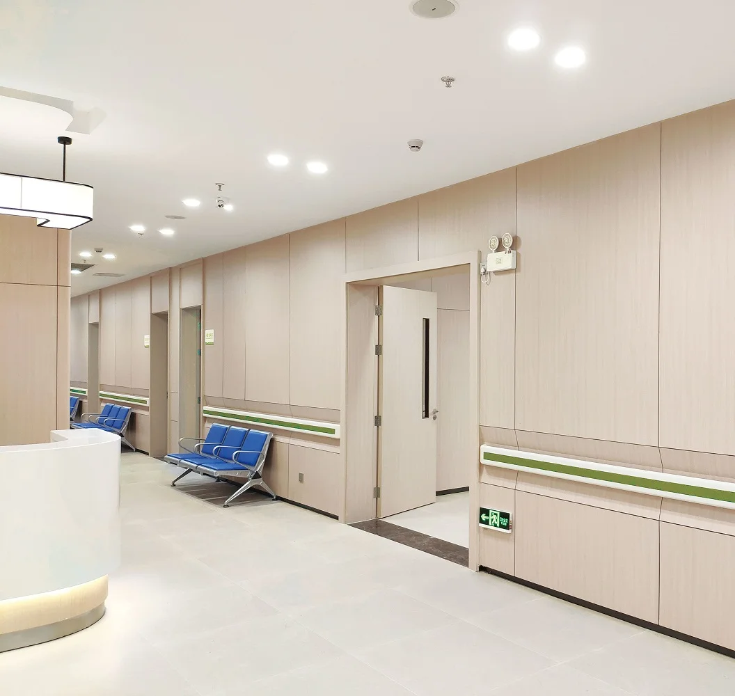 Anti Bacterial HPL Compact Laminate Board for Hospital Emergency Clinic Operation Room Wall Corridor Facade Covering Hygienic