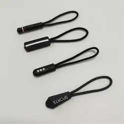 Wholesale Customized Design Silicone Rubber Rope Zipper Puller