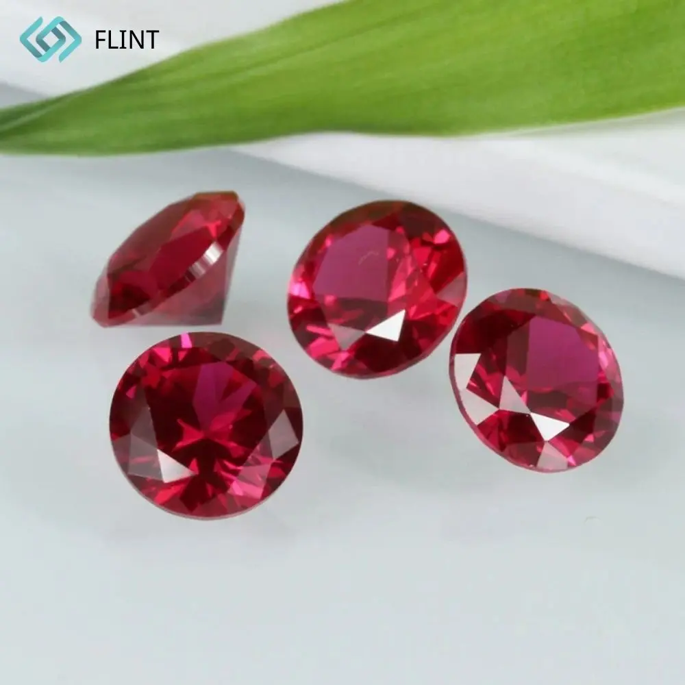 FLINT Lab Created Diamond 0.5CT 1CT 2CT Lab Grown Ruby Loose Stone for Jewelry making