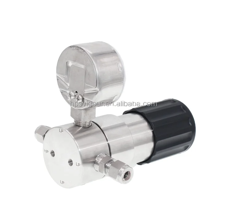 Corrosive Gas single stage Mini hydrogen gas pressure regulator price