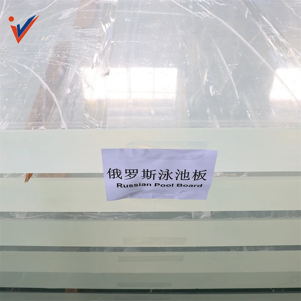 Manufacturer Large Custom Tunnel Project Underwater World High Transparency Acrylic Sheet Anti-uv Indoor And Outdoor
