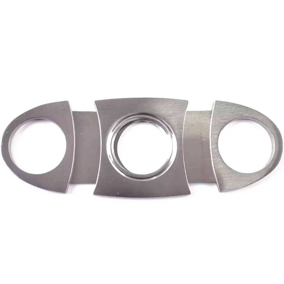 2024 Custom Logo Metal Stainless Steel Cigar Scissors Guillotine Cigar Cutters