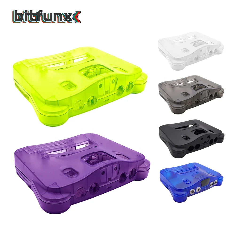 Bitfunx Exclusive new product N64 Replacement Shell Cover Case For N64 Nintendo 64 Shell