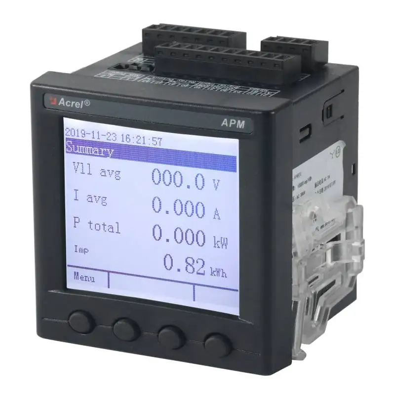 Acrel APM800 Ethernet Digital LCD Display 3 Phase Power Analyzer With Http Mqtt ModbusTCP