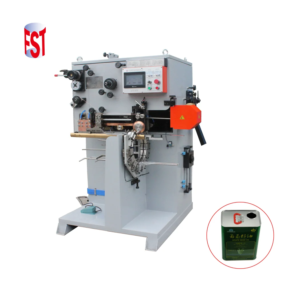 Semi-automatic seam welding machine and automatic seam welding machine