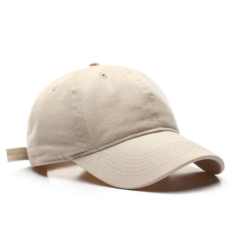 Solid Color Twill Plain Soft Top Embroidery logo Sports Cap Dad Hats Cotton Adjustable Blank Custom Unstructured Baseball Cap