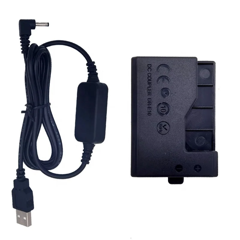 5V USB Adapter To LP-E10 LP E10 ACK-E10 DR-E10 Dummy Battery for Canon EOS 1100D 1200D 1300D 1500D 3000D T3 canon eos 2000d