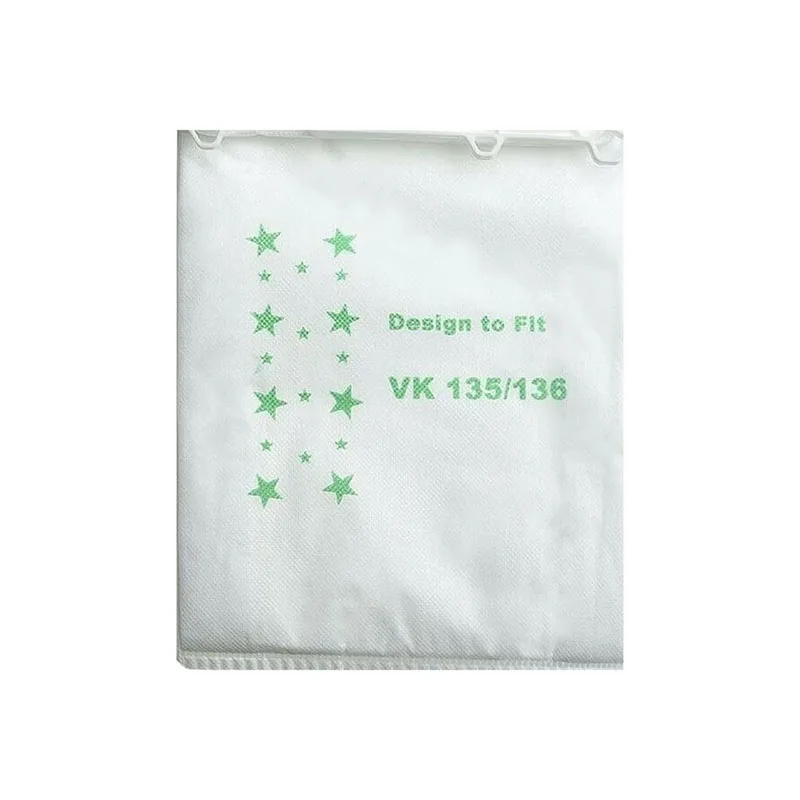 Pack Dust Bags Replacement Parts For Vorwerk Kobold VK 135 VK 136 Vacuum Cleaner Accessories Kit