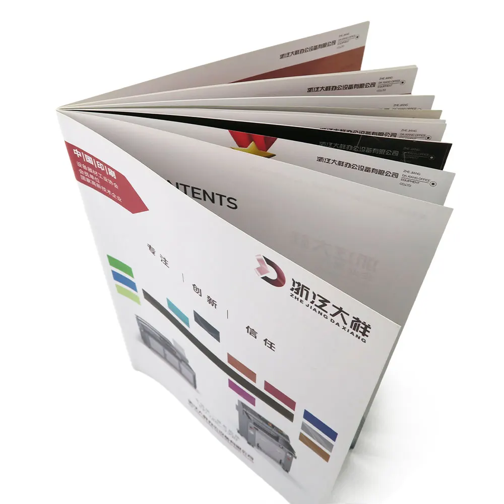 Brochure for Hotel Magazine Personalized Glossy Art Paper digitally printed hotel brochure