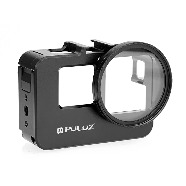 Оптовая продажа дешевая рама для адаптера Insta360 Ace Pro / PULUZ с металлическим каркасом УФ-фильтром 52 мм и кольцом