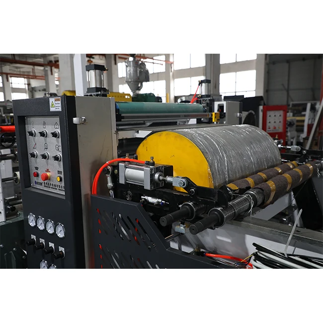 high speed Industrial Plastic double extruder coating cement bag pp woven sack laminating machine manufacturer