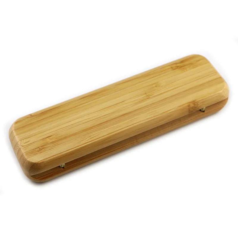 Customization Engraved Packing Gift Box Logo Bamboo Pen Case Wooden Pen Box Fountain Pen Box