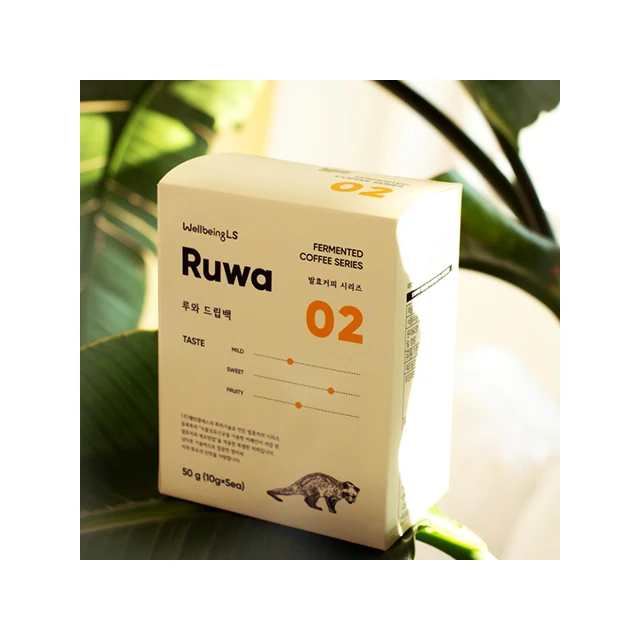 Ruwa капельный пакет кофе королевский Kopi luwak пробиотики растительного происхождения глубокий вкус аромат lactobacillus