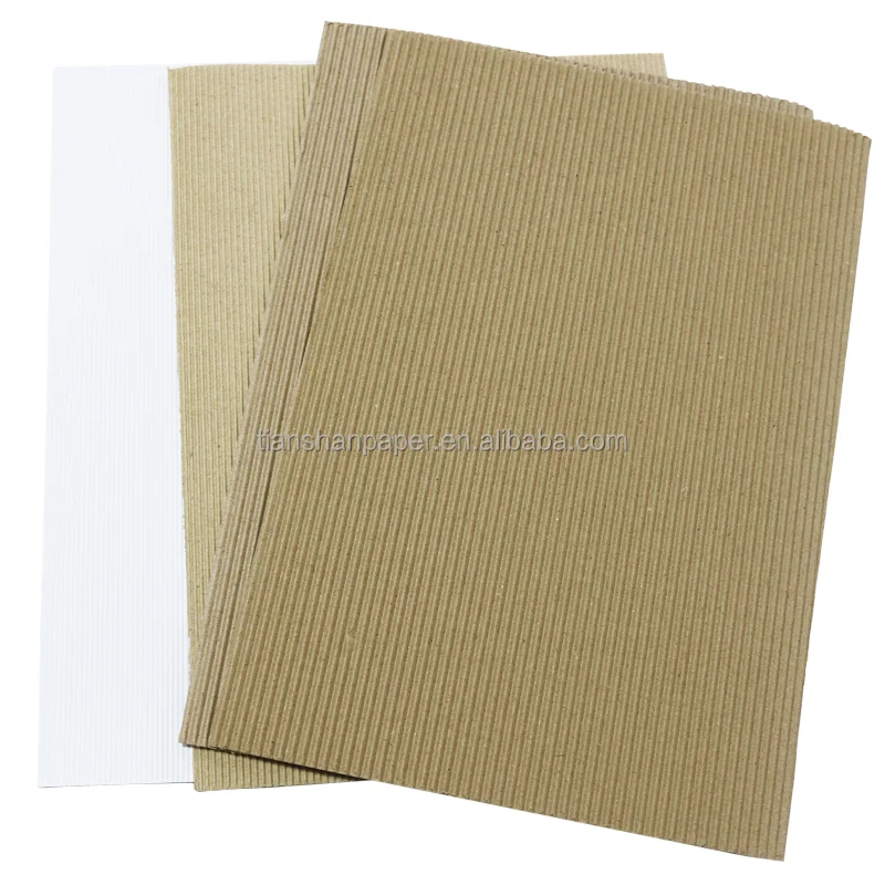 2-5 layers corrugated cardboard sheet for paper sheets corrugated cardboard sheet