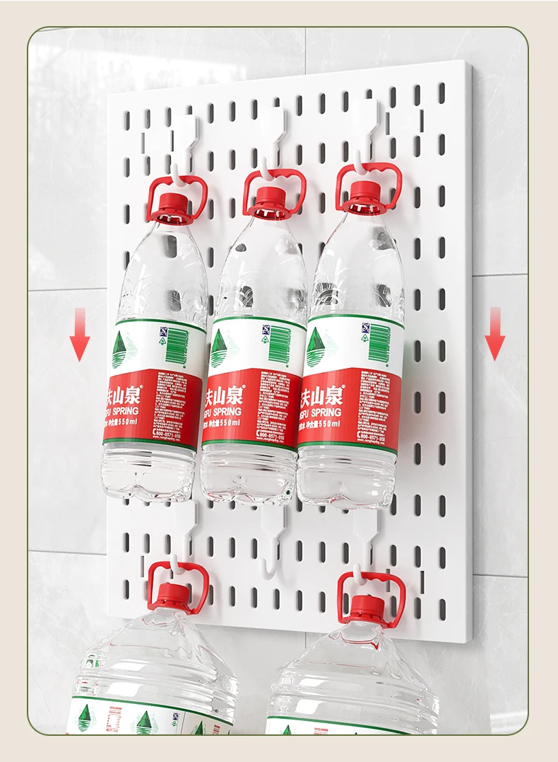  Pegboard Combination Kit Modular Hanging for Wall Organizer Crafts Organization  Ornaments Display Nursery Storage_13