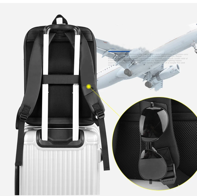 2020 Factory Arctic Hunter OEM ODM Business Bagpack Usb Headphone Jack Laptop Bags Men Custom Waterproof Smart Backpack Bag