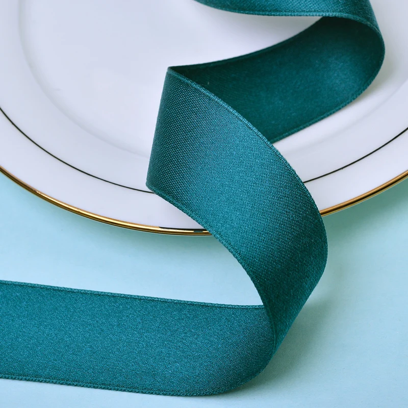 Blue Yellow Orange 89 Colors Wedding Ribbon For Gift Wrapping Cotton Polyester Ribbon Roll 1/8-2 Inch