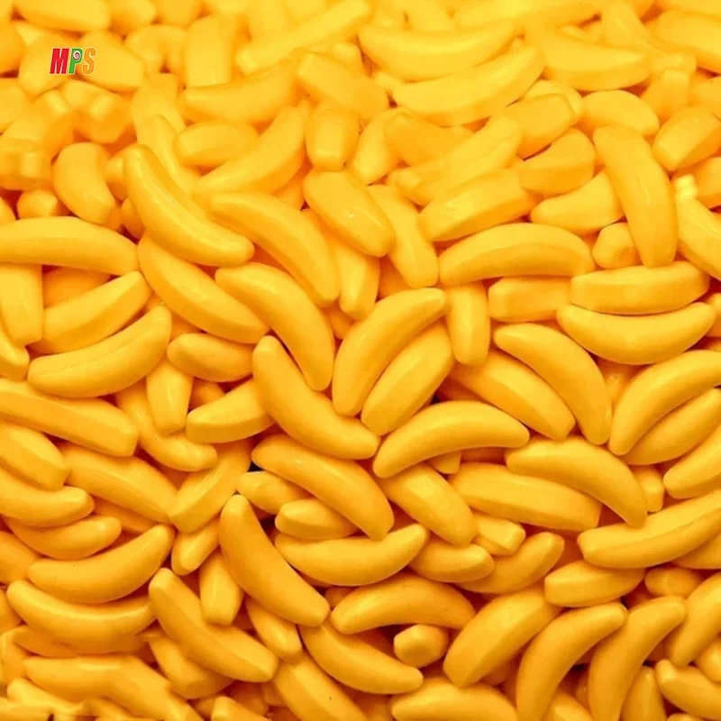 Пользовательские японские шоколадные конфеты Сладости экзотические закуски кондитерские изделия Банановая форма Шоколадные