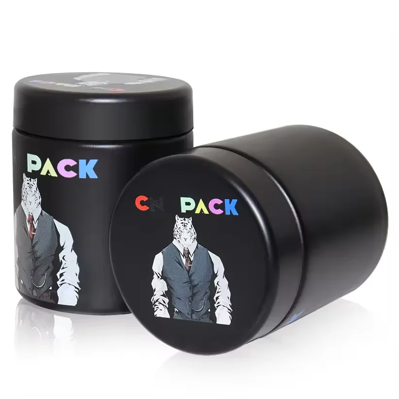 New arrival 1oz 2oz 3oz 4oz airtight child resistant glass jar stash medical smell child proof herb flower containers