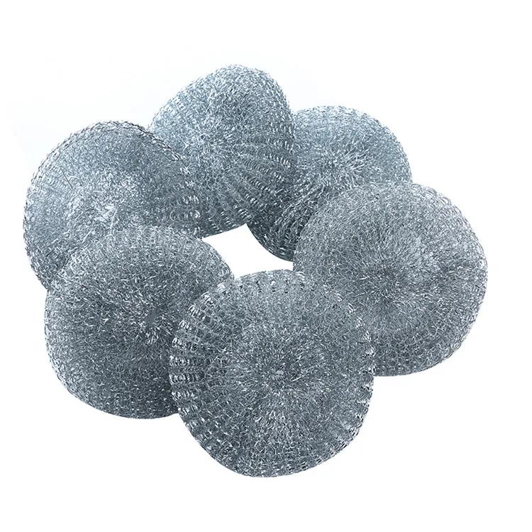 100 Sets YINER 20g Wool Ball Low Price Cleaning Steel Galvanized Kitchen Wire Scourer Best China