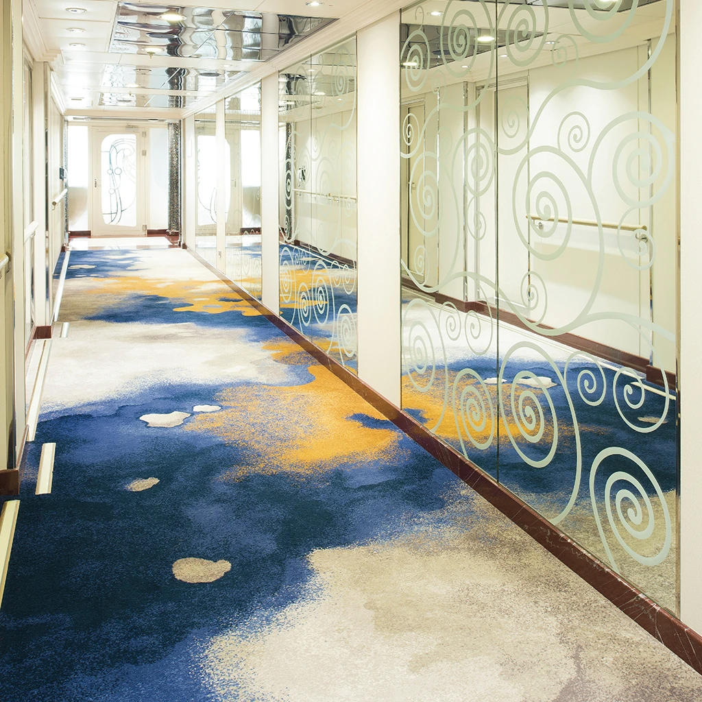 Living room hotel wall to wall carpet Cut loop jacquard room carpet flooring Polypropylene PP Tufted Carpet Rolls