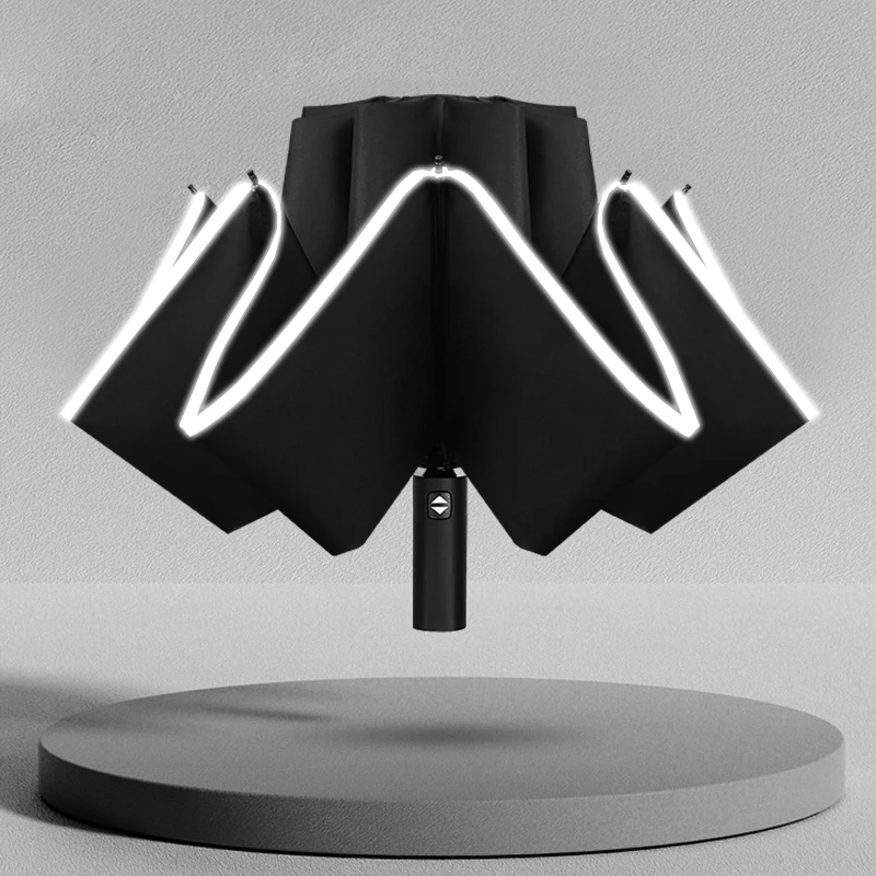 Беспроигрышный Высококачественный компактный складной зонт с логотипом на заказ 23 дюйма