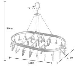 High Quality Clothes Clip Hanger Rack For Socks Bra And Towels