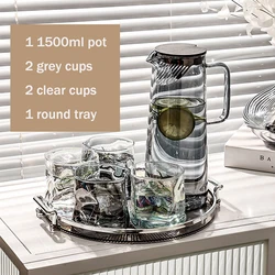 Household Glass Set 6 pcs Drinking Cup Light Luxury Pakistan Water Glass Set Fashion Water Drinking Glass