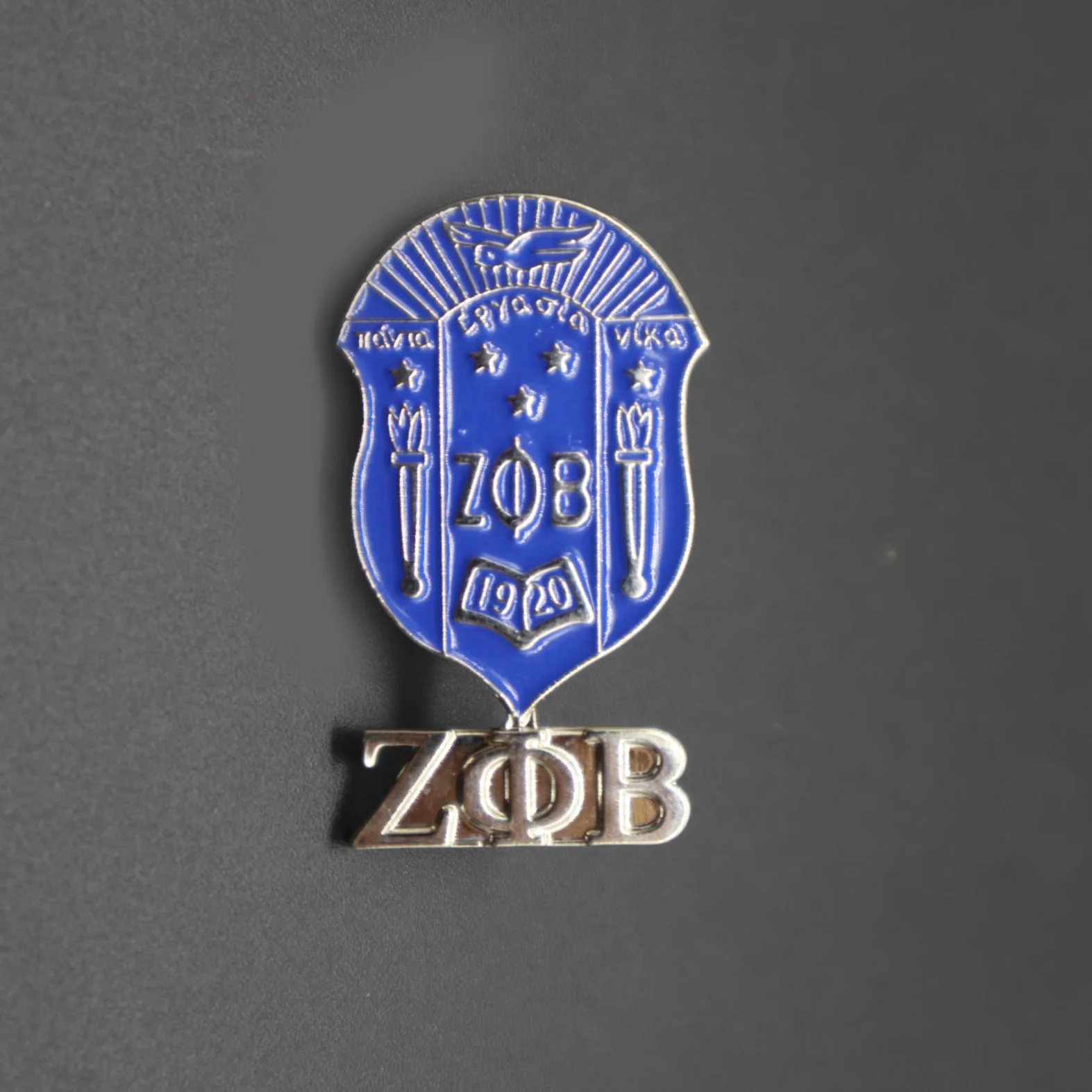 All Groups Sorority VOTE Lapel Pin / Divine Nine Legacy Zeta Phi Beta Sorority Brooch / Fraternity Greek Letters Pin for Men