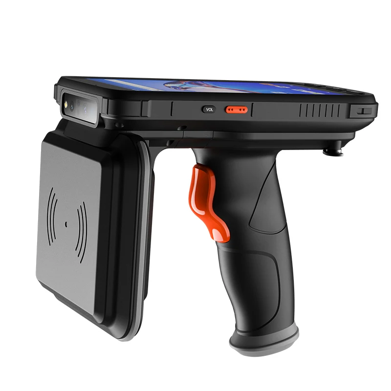  Ручной сканер штрих-кода UHF 5 дюйма 1D 2D Android GPRS