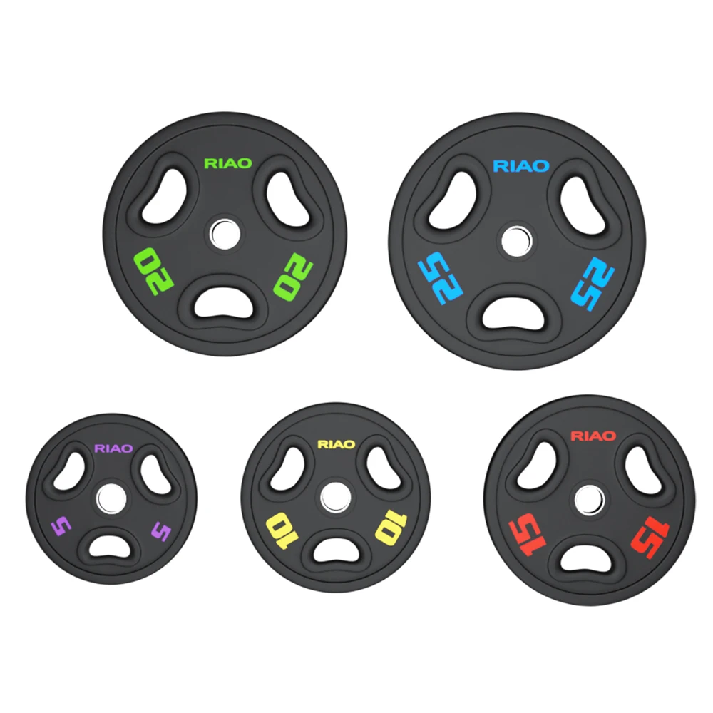 Weight Lifting Bumper Plates Gym Equipment Quality Fitness Exercise CPU Urethane Weight Bumper Plates Barbell Discs