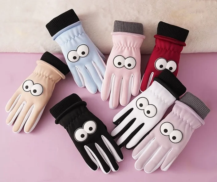 Wholesale High Quality Cheap windproof thick thermal waterproof snow riding kids gloves