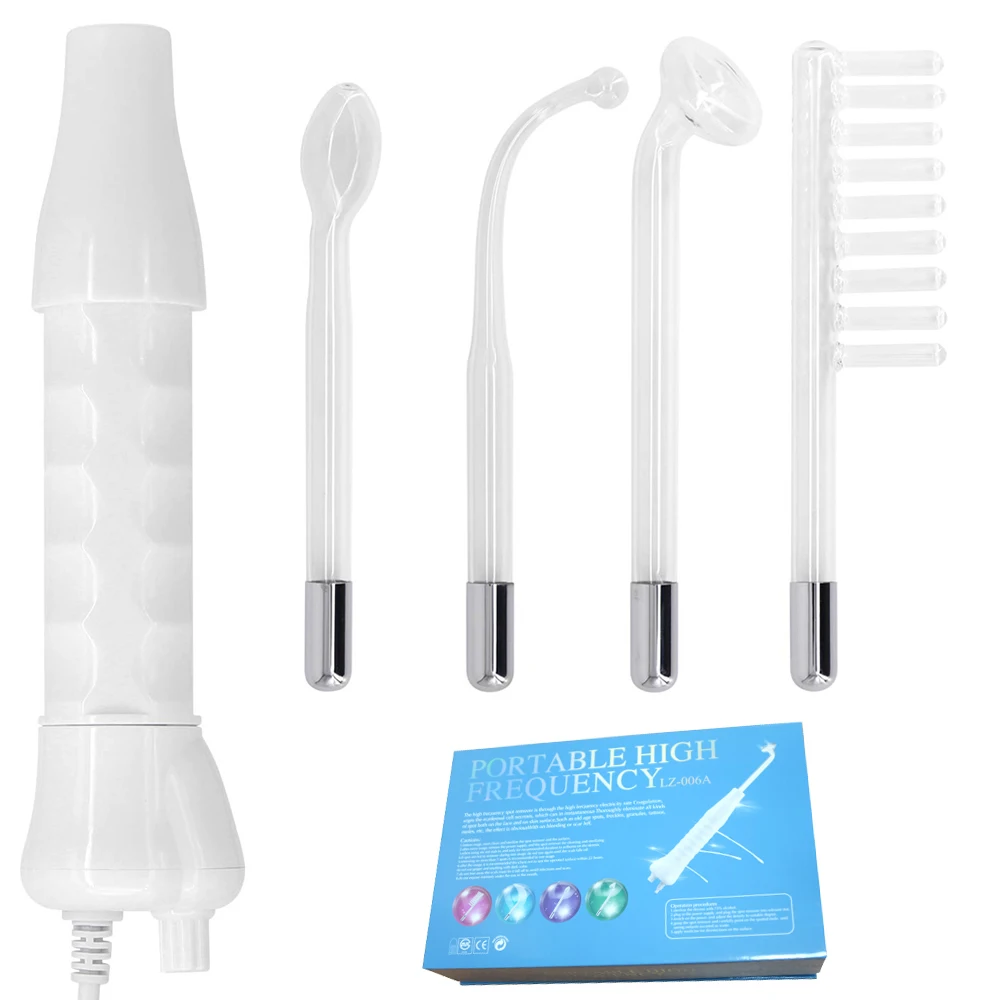 ozone microcurrent high frequency skin therapy wand machine