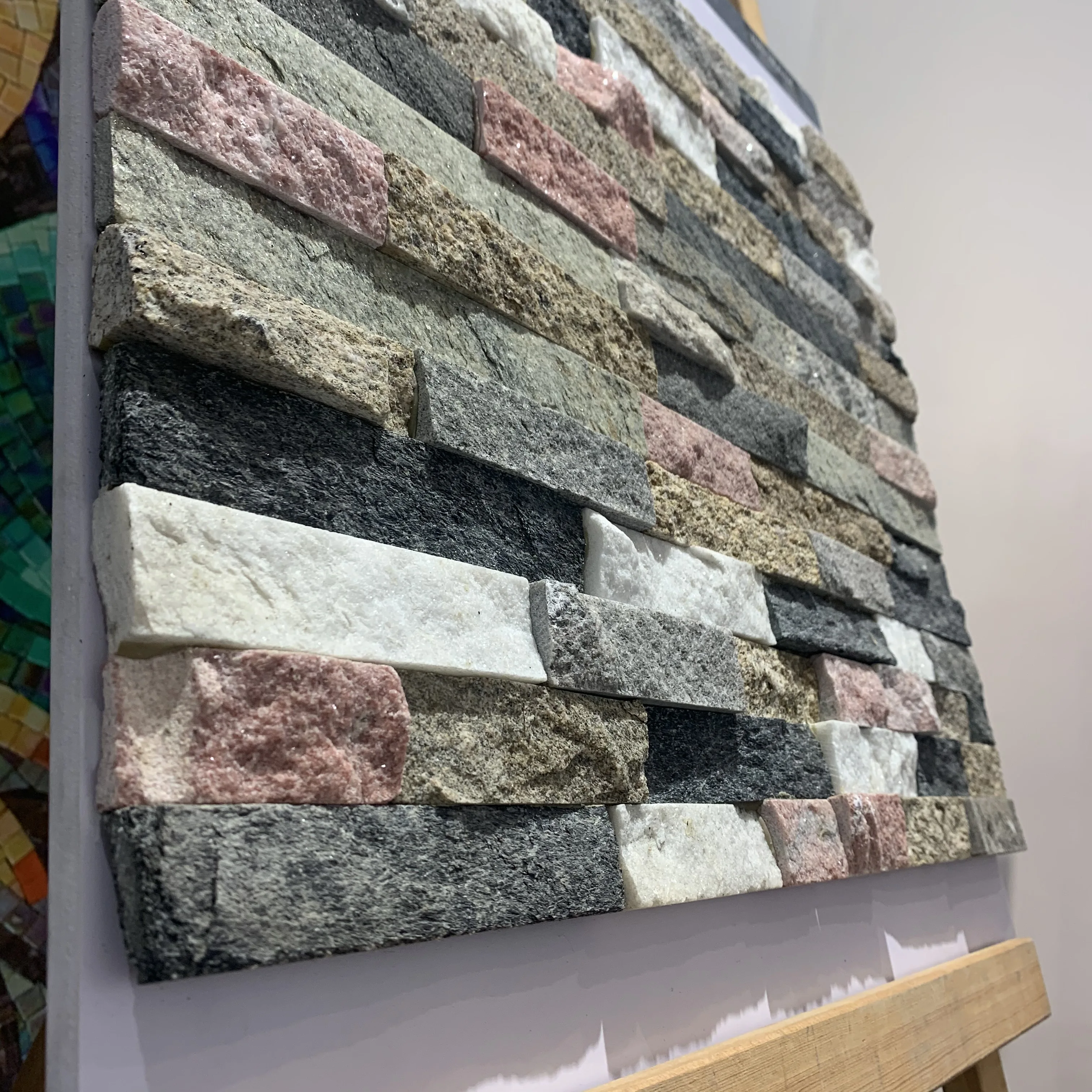 150x600 внешняя каменная мозаичная плитка для культивирования наружная настенная садовая