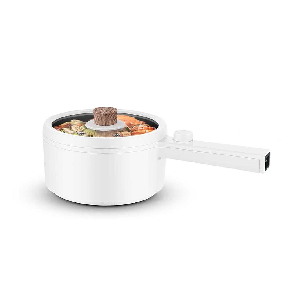 
 Hytric electric hot pot 1.5L portable cooking non-stick frying pan multi function roasting electric frying pan  