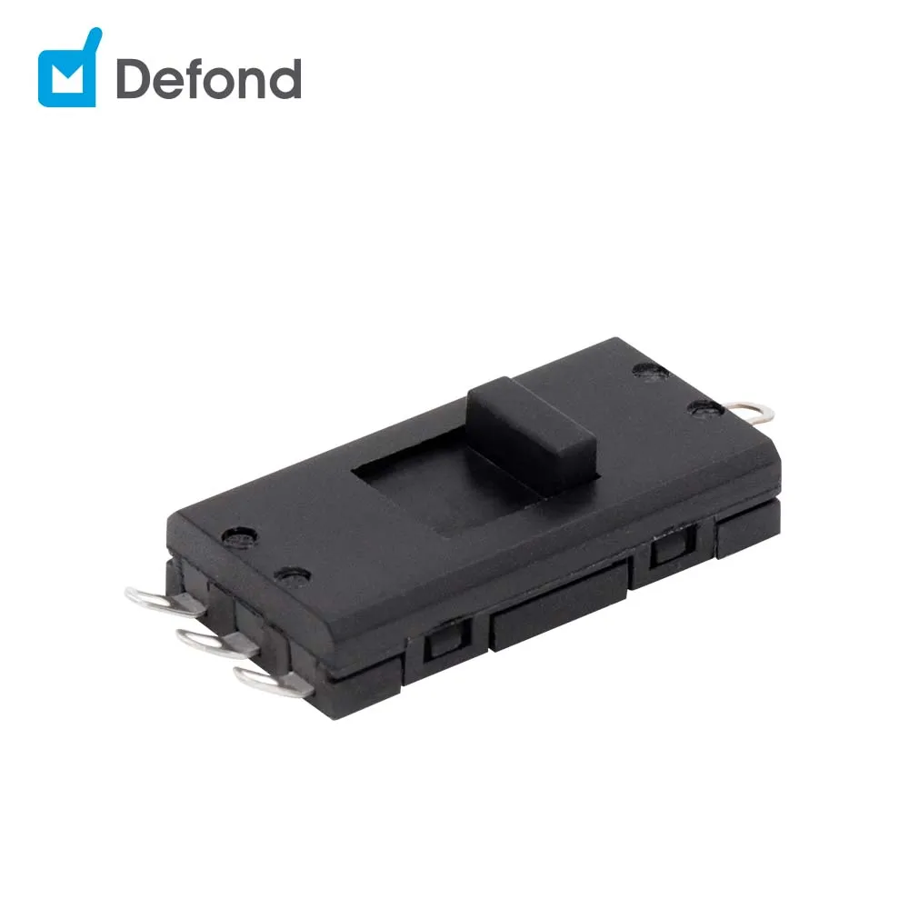 Solder Terminal 4 Position Miniature Sliding Door Light Switch Defond 1p3t Slide Switch BSB-1320-02-ABA73-01R