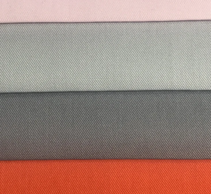 Hospital uniform TC65/35 polyester cotton fabric for workwear and uniform twill 3/1 plain bleached dyed fabric 21*21s