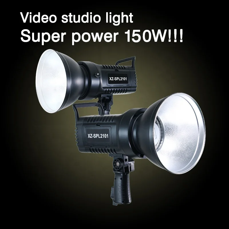 150w High Power Portable Studio Photography Fill Light Sunlamp Remote Control Film Shooting Studio Video Lights