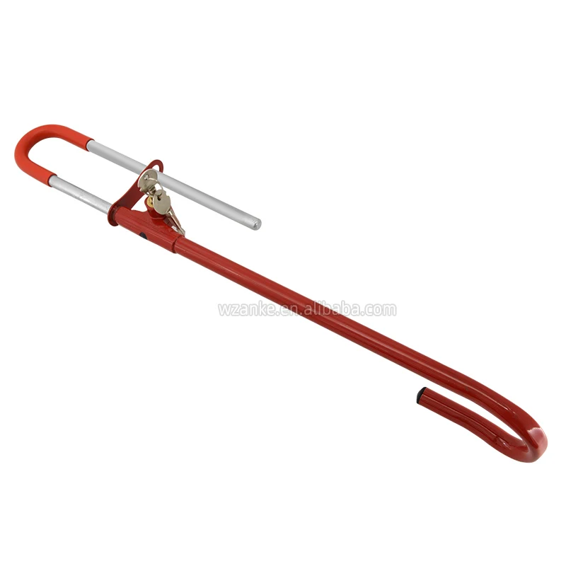 Factory Wholesale Car Steering Wheel Lock Double Hook Twin Bar Steering Wheel Lock