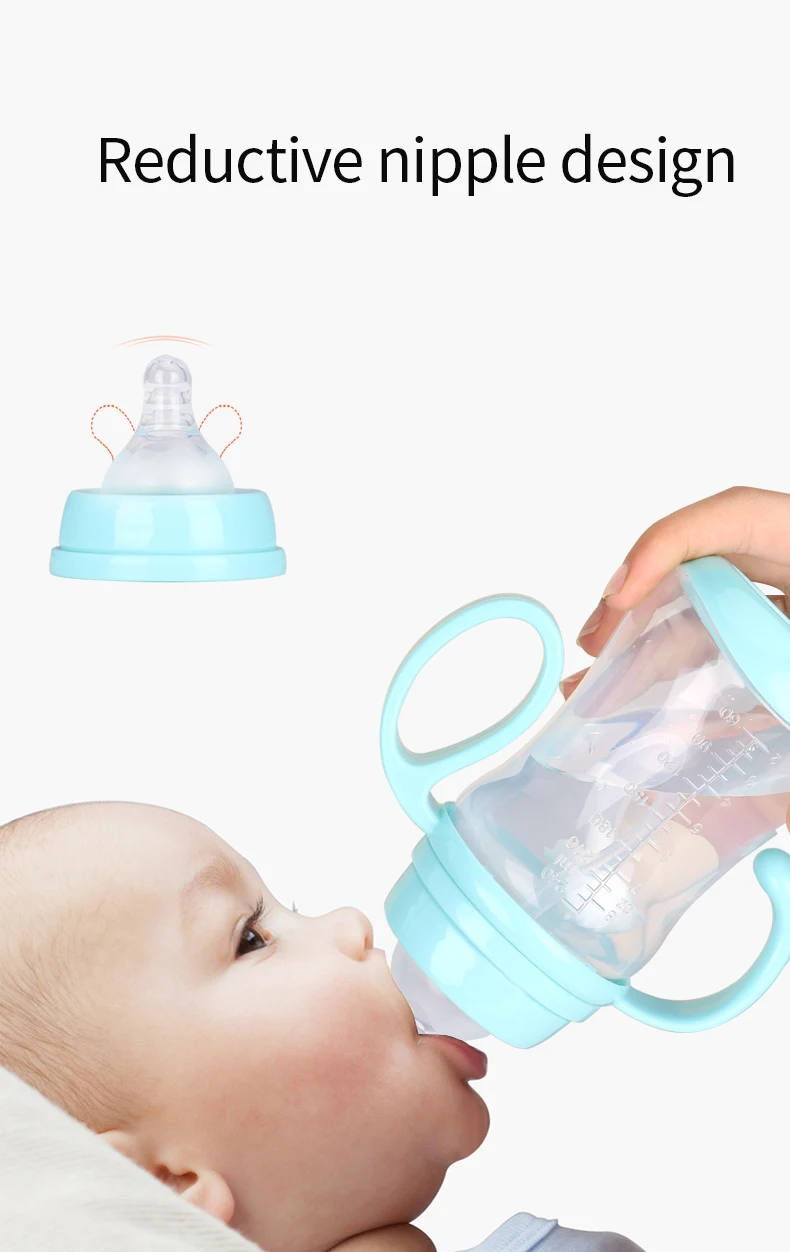 Eco-friendly BPA Free Baby Feeding Milk Bottle Standard PP Cheap biberon anticolico Silicone pacifier Feeder Biberon