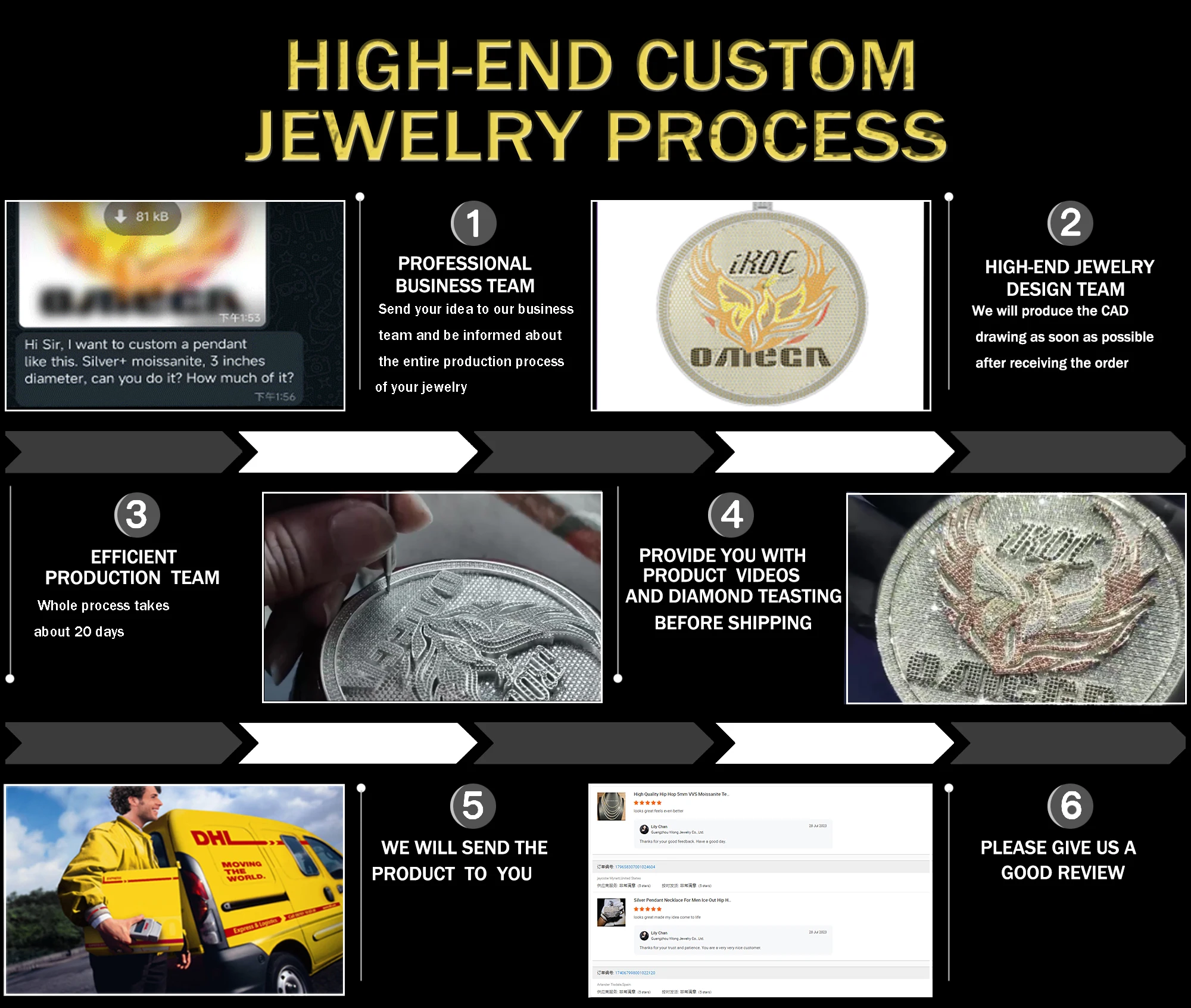 Factory moissanite custom pendant Moissanite Baguette Cut  Lab Diamonds letter Iced Out Pendant As a Gift