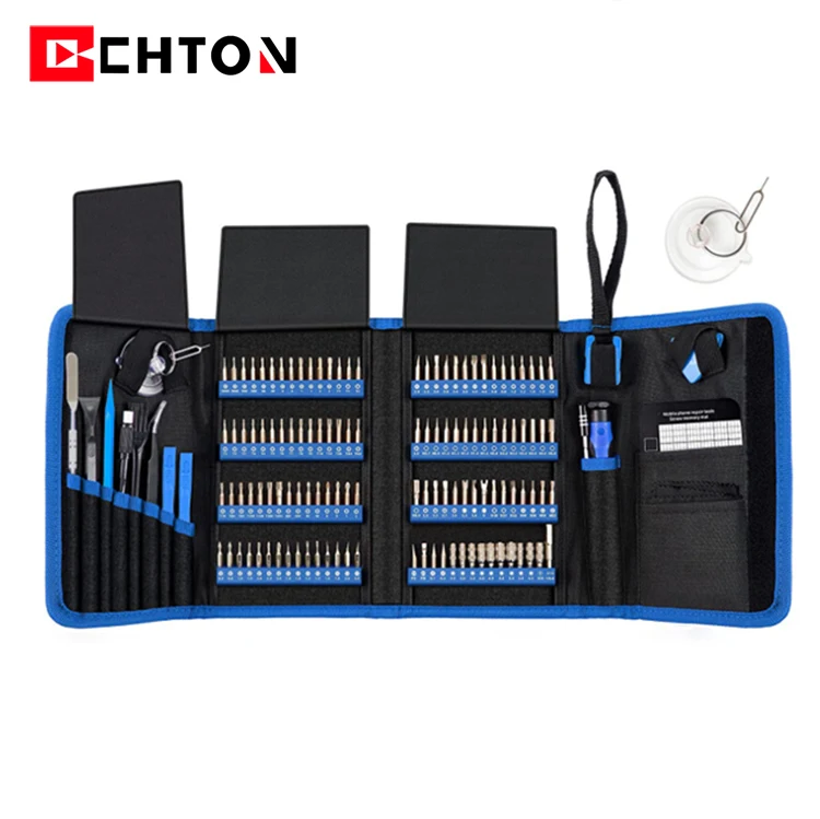 142 In 1 Piece Electronics Precision Screwdriver Set with 120 Bits Magnetic Repair Tool Kit for iPhone