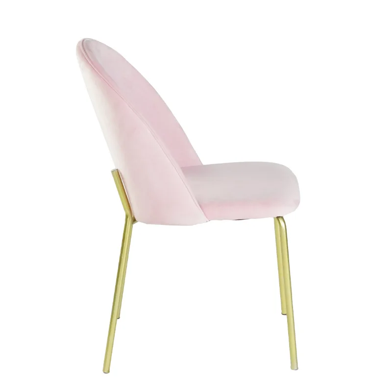 Wholesale Simple Hot Selling Golden Modern Velvet Dining Chair