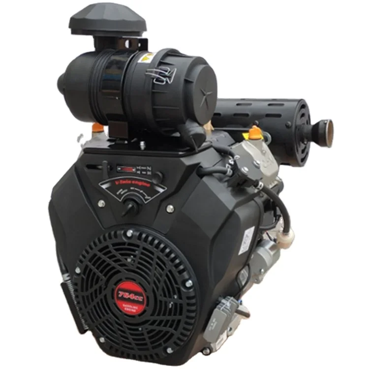 37HP V Twin Cylinder 4 Stroke Electric Start Air Cooled 27KW LIFAN 2V90F Gasoline Engine