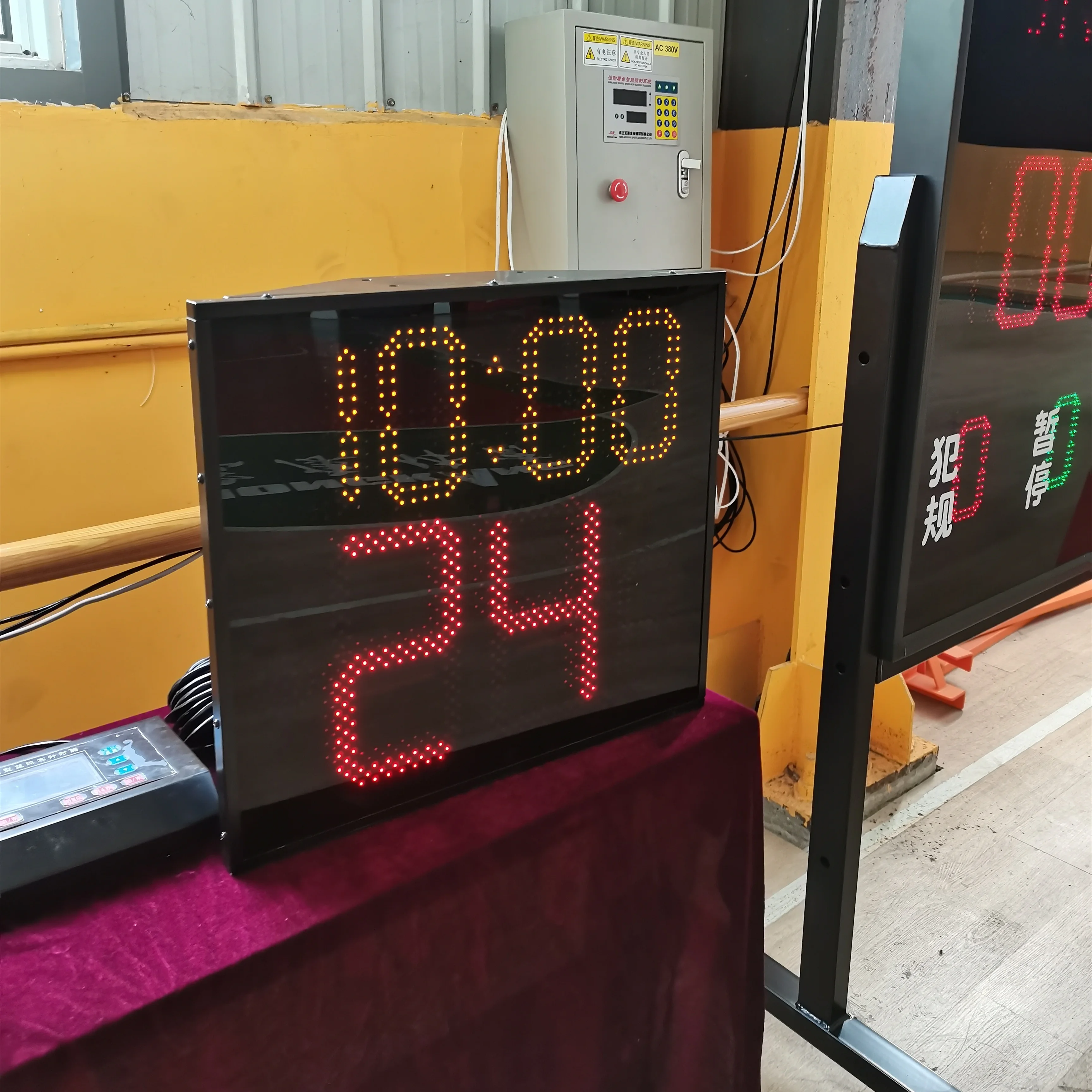 2023 светодиодное перезаряжаемое табло для баскетбола цифровое электронное 24-секундный таймер