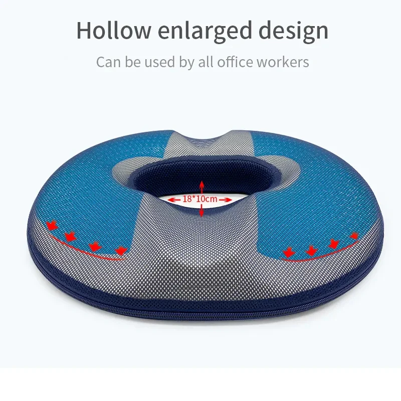 Donut Tailbone Cushion Hemorrhoidal cushion for prostate pain, pregnancy pain and decubitus ulcer relief