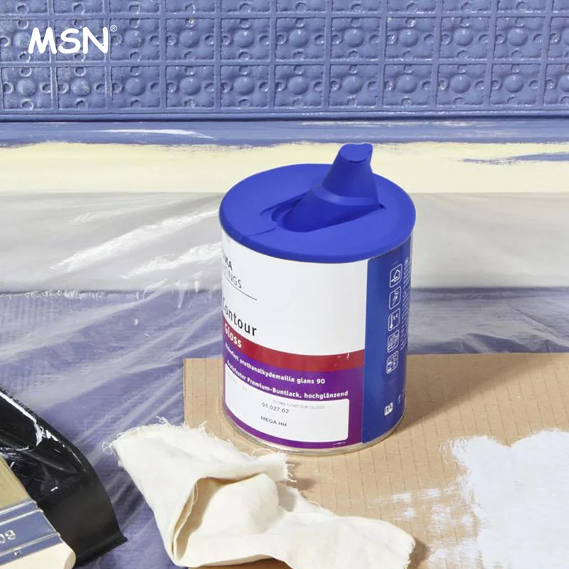 new style professional high grade customize plastic cover can lid Easy-Pour paint can lid tin paint can lid